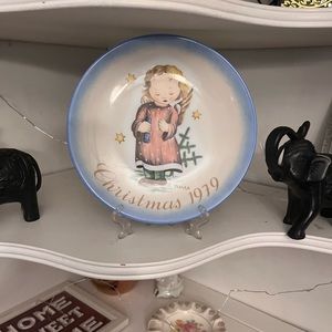 Starlight 1979 Vintage Decorative Christmas plate